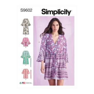 Simplicity Schnittmuster Damen Tunikakleid #9602.H5 Gr. 32-40