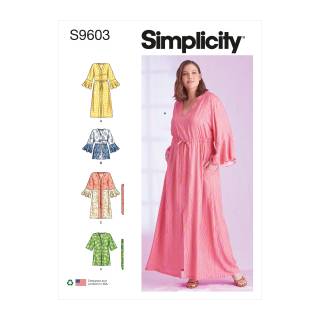 Simplicity Schnittmuster Damen Tunikakleid #9603.FF Gr. 44-50