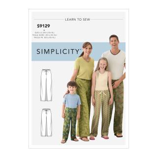 Simplicity Schnittmuster Damen Unisex Lounge Hosen #9129.A