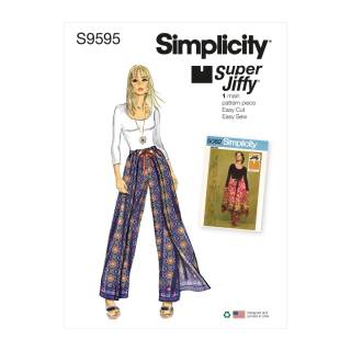 Simplicity Schnittmuster Vintage Damen Hose #9595.OS Gr. Onesize