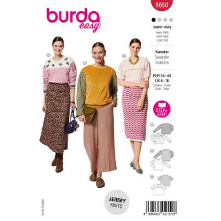 Sweatshirts | BURDA | Gr: 34 - 44 | Level: 1