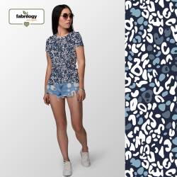 Pattern Dab - GOTS - navy