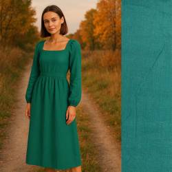 Viscose Linen Plain - green