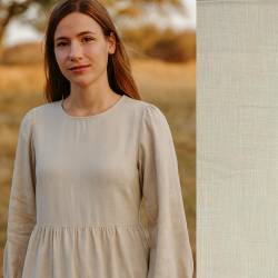 Viscose Linen Plain - sand