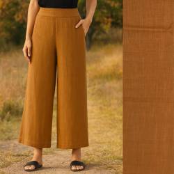 Viscose Linen Plain - Terracotta