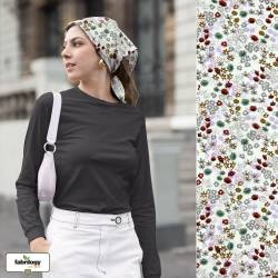 Whispering Meadow (Musselin flat) - ECO - Soft Cream