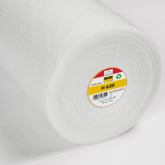 aufbügelbares Volumenvlies H630, Vlieseline®, fixierbar, 90cm, weiß