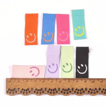 Patches | smile | 15x40mm | purple