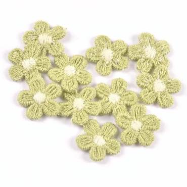 Patches | Lace | Flower |15mm | green