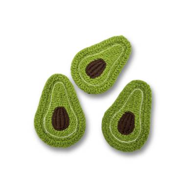 Patches | Embroidery | fruit | 48x70mm | avocado