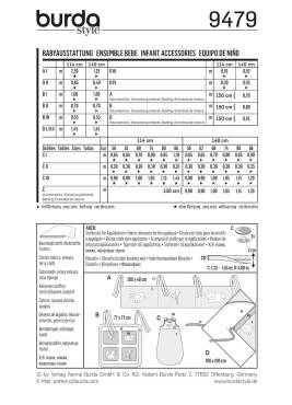 Baby equipment | BURDA | Size: 56-86 | Level: 2