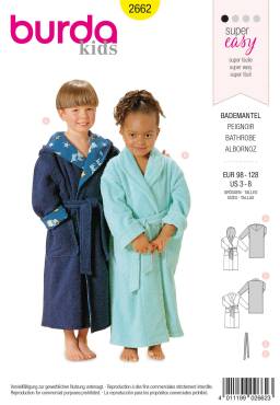 Bathrobe | BURDA | Size: 98-128 | Level: 2