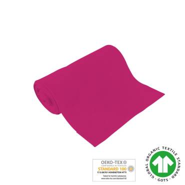 Bio Bündchenware - GOTS 6.0 - pink
