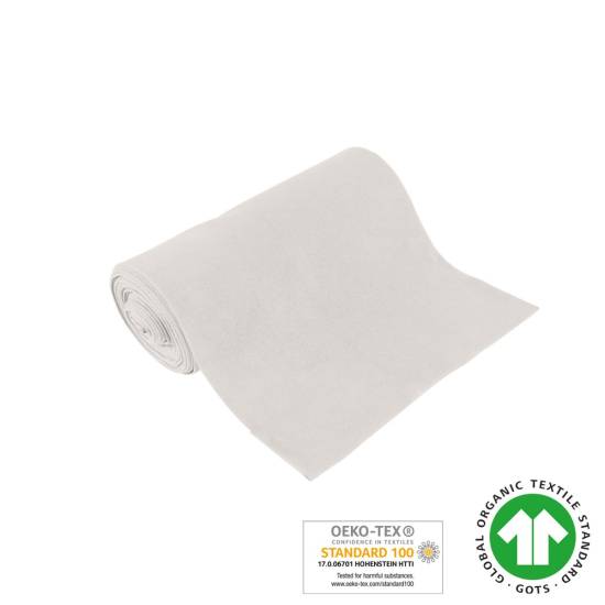 Bio Bündchenware - GOTS - ecru