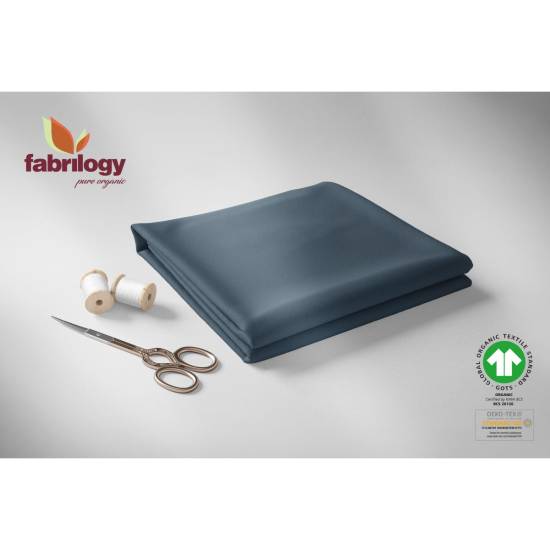 Bio French Terry (brushed) - GOTS - indigo