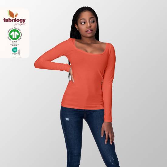 Bio Jersey - GOTS - aprikose