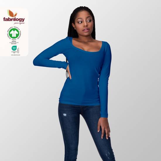 Organic Jersey - GOTS - blue