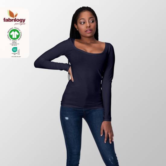 Organic Jersey - GOTS - navy