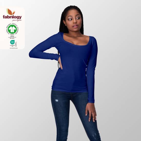Organic Jersey - GOTS - royal-blue