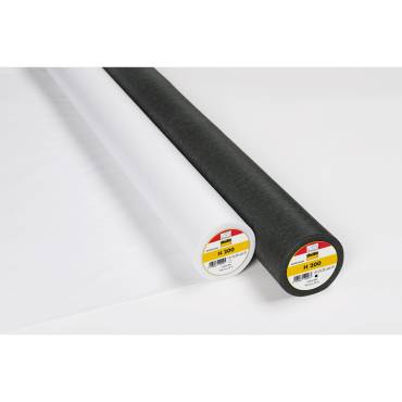 Fusible interlining for small parts H200, Vlieseline®, fixable, 90cm, black