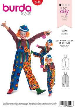 clowns | BURDA-Edition | Size: 104 - 164 | Levels: 2