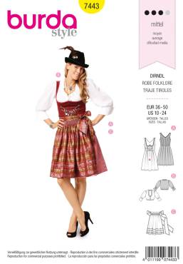 Dirndls | BURDA-Edition | Size: 36-50 | Levels: 3