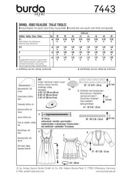 Dirndls | BURDA-Edition | Size: 36-50 | Levels: 3