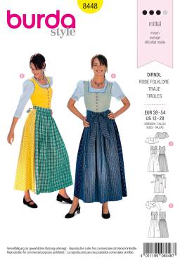 Dirndls | BURDA-Edition | Size: 38-54 | Levels: 3