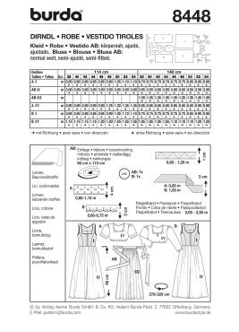 Dirndls | BURDA-Edition | Size: 38-54 | Levels: 3