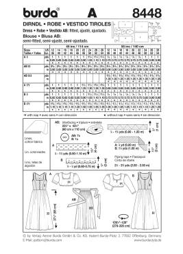 Dirndls | BURDA-Edition | Size: 38-54 | Levels: 3