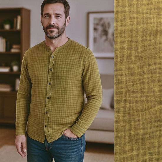 Dusty Cotton (Musselin Dirty) - ECO - Olive Stone  