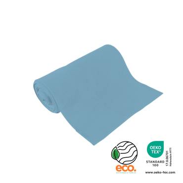 eco. ribbed fabrics - sky-blue