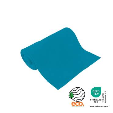 eco. ribbed fabrics - turquoise