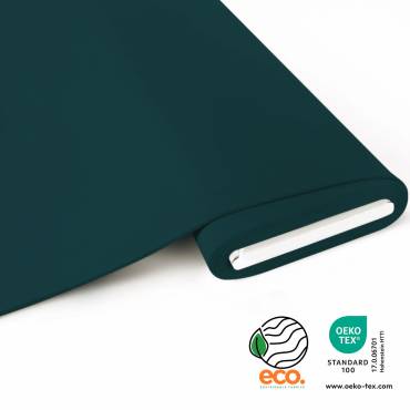 eco. Fleece (double-sided polar) uni - dunkel-petrol