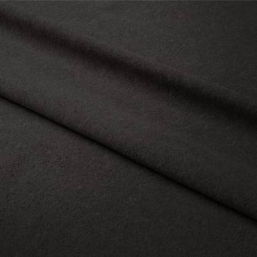 eco. Fleece (double-sided polar) uni - schwarz