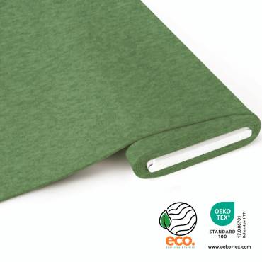 eco. French Terry - melange-green