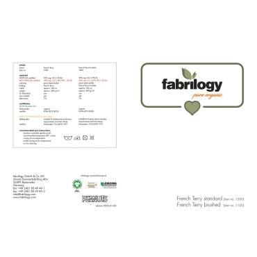 Farbkarte - Bio French Terry standard + brushed