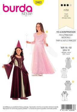 Fairy, damsel | BURDA-Edition | Size: 116-152 | Levels: 3