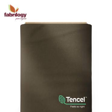 French Terry uni with TENCEL™ LYOCELL - truffle