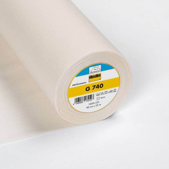 Woven Interlining G 740, Vlieseline®, fixable, 90cm, ecru