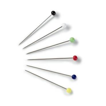 Glass head pins ST 0.60 x 30 mm colored