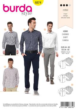 Shirt | BURDA-Edition | Size: 44 - 60 | Levels: 3