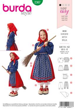 Witch | BURDA | Size: 110 - 152 | Level: 1