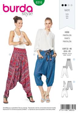 Pants | BURDA-Edition | Size: 32 - 46 | Levels: 2