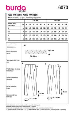 Hose | BURDA | Gr: 34-44 | Level: 2