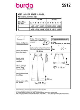 Pants | BURDA-Edition | Size: 34-44 | Levels: 3