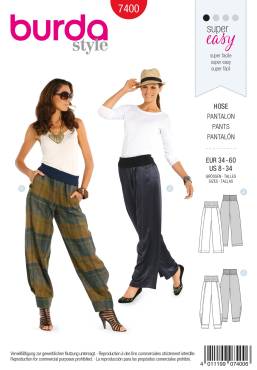 Pants | BURDA-Edition | Size: 34-60 | Levels: 1