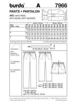 Pants | BURDA-Edition | Size: 38-50 | Levels: 2