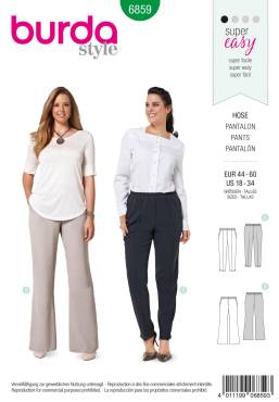 Pants | BURDA-Edition | Size: 44 - 60 | Levels: 1