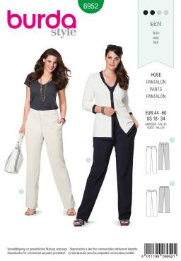 Pants | BURDA-Edition | Size: 44 - 60 | Levels: 2